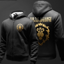 For The Alliance Zipper Hooded Sweatshirts Boys Winter Hoodie Thick 3XL