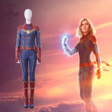 Captain Marvel Combinaisons Carol Danvers Cosplay Costume