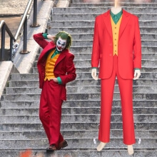 Batman Joker cosplay Costumes Red Man Coat