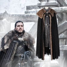 Game of Thrones Cosplay Costumes Jon Snow Costume Outfit 