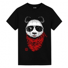 Quality Panda Black T-Shirts