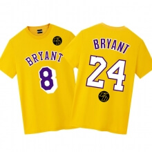 Kobe Bryant NO.24 Shirts Yellow