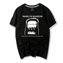 <p>Rock Marilyn Manson Tee Cotton T-Shirt</p>
