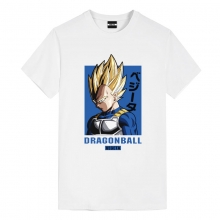 Dragon Ball Vegeta Shirt Anime Kız Beyaz Shirt