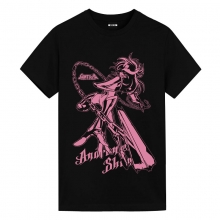 Saint Seiya Shun Tshirt 블랙 애니메이션 셔츠