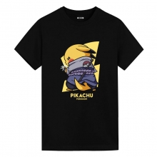 Pokémon Uchiha Sasuke Pikachu Camisetas Anime Girl White Shirt