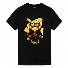 Pokemon Uchiha Itachi Pikachu camiseta Anime ropa para hombres