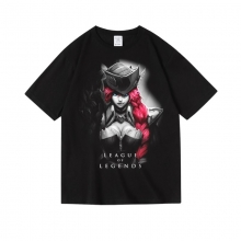 LOL Miss Fortune T-shirt League of Legends Ashe Jarvan  Tee