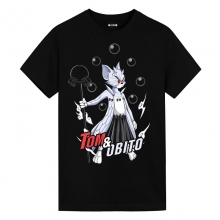 Obito Uchiha Tom T-Shirt Tom and Jerry Japanese Anime T Shirts