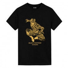 Čierne Panther Bronzing tričko Marvel Tees