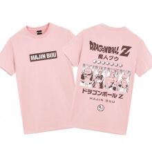 Dragon Ball Majin Buu Shirts 남성용 애니메이션 셔츠