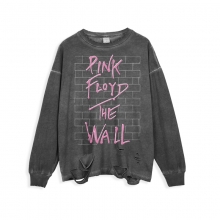 <p>Ripped Long Sleeve Tshirt Rock Pink Floyd T-shirt</p>
