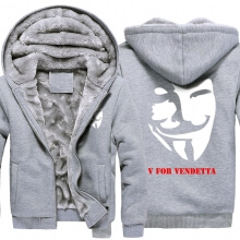 V for Vendetta Hoodie V Monster Mask Winterjassen