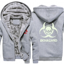 Felpe calde con logo Resident Evil Skull per l'inverno