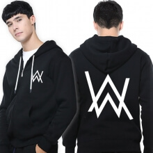 Alan Walker Faded Zip Up Hoodie for Men Boy