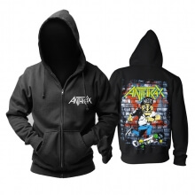Pulover cu bluză Anthrax Hoodie Us Hard Punk Rock Band