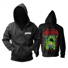 Asking Alexandria Felpe con cappuccio Uk Metal Rock Band Hoodie