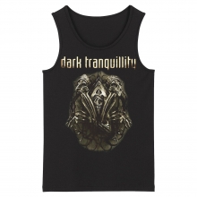 Impressionante Dark Tranquillity sem mangas T-shirt Suécia Metal Rock Tops Sem Mangas