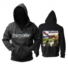 Úžasné tričko Rhapsody Hoodie Metal Rock Sweat