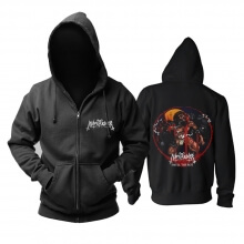 Skvělá mikina s kapucí Nunslaughter Us Metal Rock Hoodie