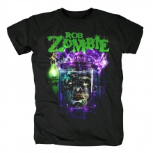 Impressionante Rob Zombie Branco Zumbi Camisetas Banda T-Shirt