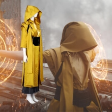Doctor Strange Ancient One Costume Yellow Combat Outfit Cosplay Costume