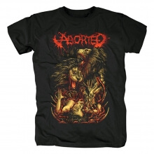 Belgium Metal Graphic Tees Aborted Band T-Shirt