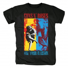 Best Guns N 'Roses Usa la tua maglietta Rock Rock di Illusion Tshirts Us