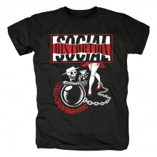 Bedste social forvrængning T-shirts Californien Rock Band T-shirt