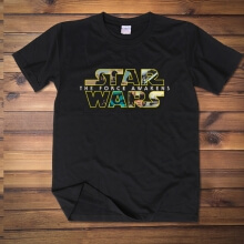 O melhor Tshirt do logotipo de Star Wars T do vinho tinto dos homens das mulheres