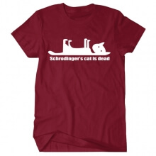 Big Bang Theory Tee Schrodinger's cat is dead T-shirt