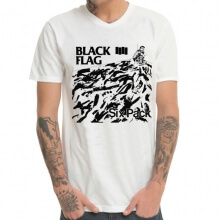 Black Flag Heavy Metal Rock Tee Shirt