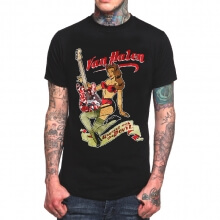 Black Heavy Metal Van Halen Rock T-Shirt