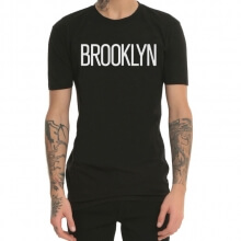 Black Hip-Hop Brooklyn Basketball T-Shirt
