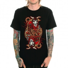 Sort Lamb of God Rock Band T Shirt