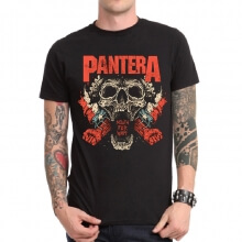 Sort Metal Band Pantera T-shirt til Ungdom