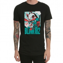 Blink 182 Rock T-Shirt Siyah Ağır Metal Band 
