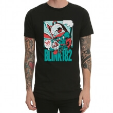 Blink 182 Rock T-Shirt Schwarz Heavy Metal Band 