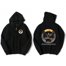 Blizzard Overwatch Reaper Hooded Sweatshirts Men Black Hoodie