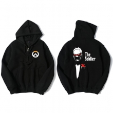 Blizzard overwatch Soldier 76 Sweatshirt mannen zwarte trui