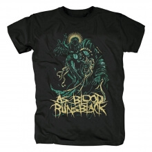 As Blood Runs T-Shirt nera Camicie rock in metallo