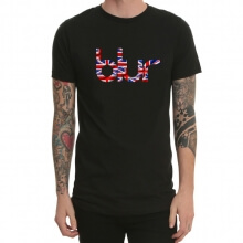 เสื้อยืดพิมพ์ลายโลหะ Blur British