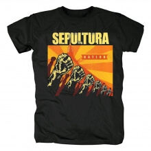 Brazil Metal Band Tees Personalised Sepultura Nation T-Shirt