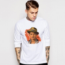 Gençlik için Bruno Mars Uzun Kollu T-Shirt