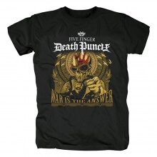 California Hard Rock Grafik Tees Beş Parmak Ölüm Yumruk Bant T-Shirt