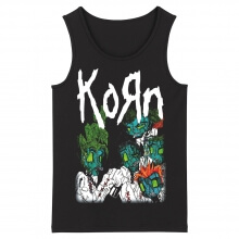 Camisas sem mangas do metal das camisolas de alças de Califórnia Korn