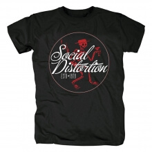 T-shirt de groupe social de distorsion en Californie