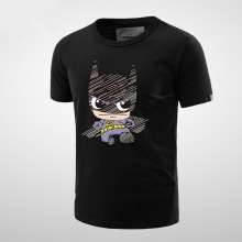 Karikatur-Batman-Symbol-T-Shirt Das T-Stück der schwarzen Männer