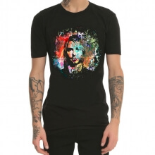 T-shirt colorido de Kurt Cobain