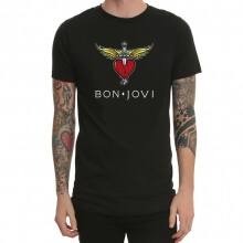 Cool Bon Jovi Metal Rock T-shirt til ungdom